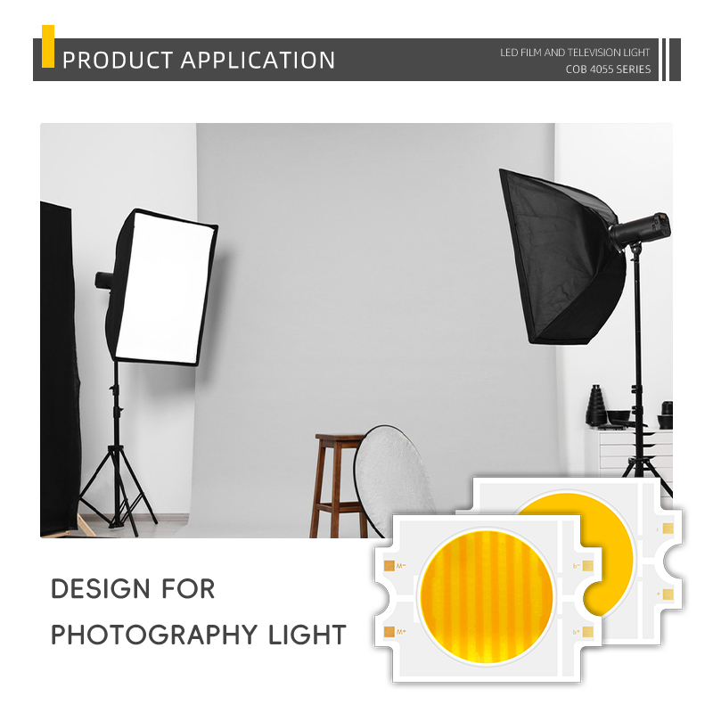 High Power LED COB 100W+100W 200W+200W 300W+300W Dual CCT LED High CRI >95 Photography Lights 10
