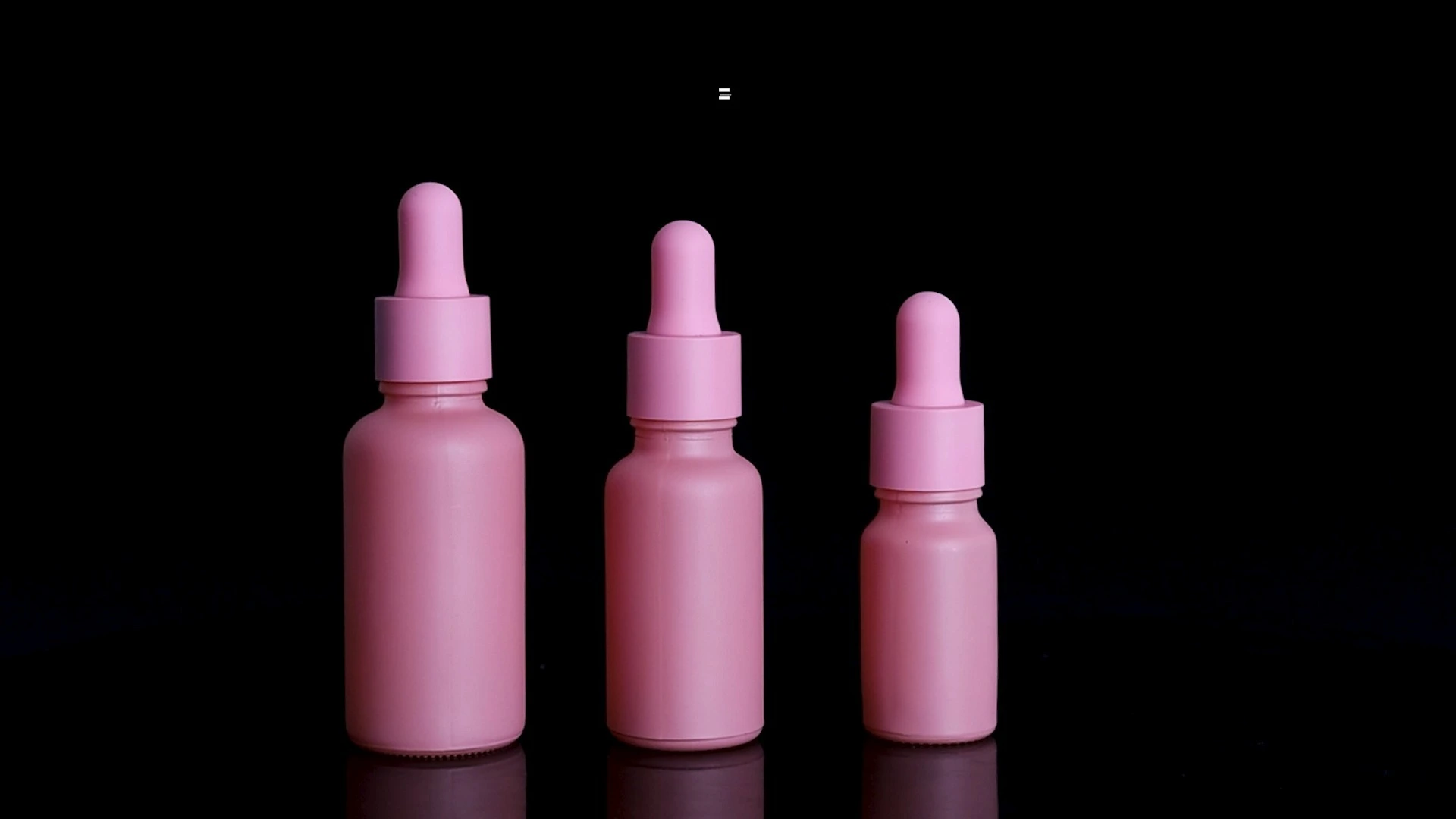 Customised Pink Essential Oil Bottle with 5ml-100ml Capacity - Solid Pink Dropper Glass Bottles BEST-60423 1
