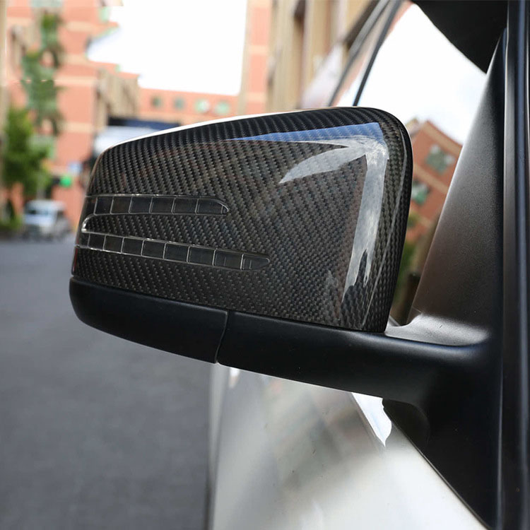 Dry Carbon Mirror Cover For ABESClass CLA CLS GLK GLA Class W204 212 5