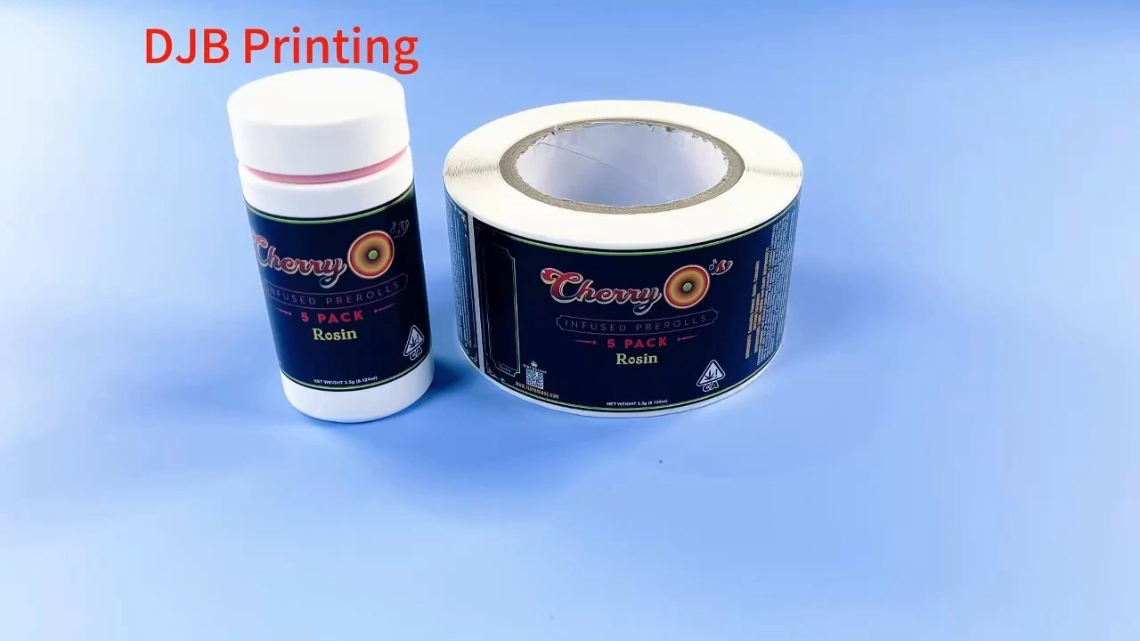 Materiale PP argento brillante, serigrafia UV, verniciatura opaca, CMYK per etichette alimentari personalizzate 1