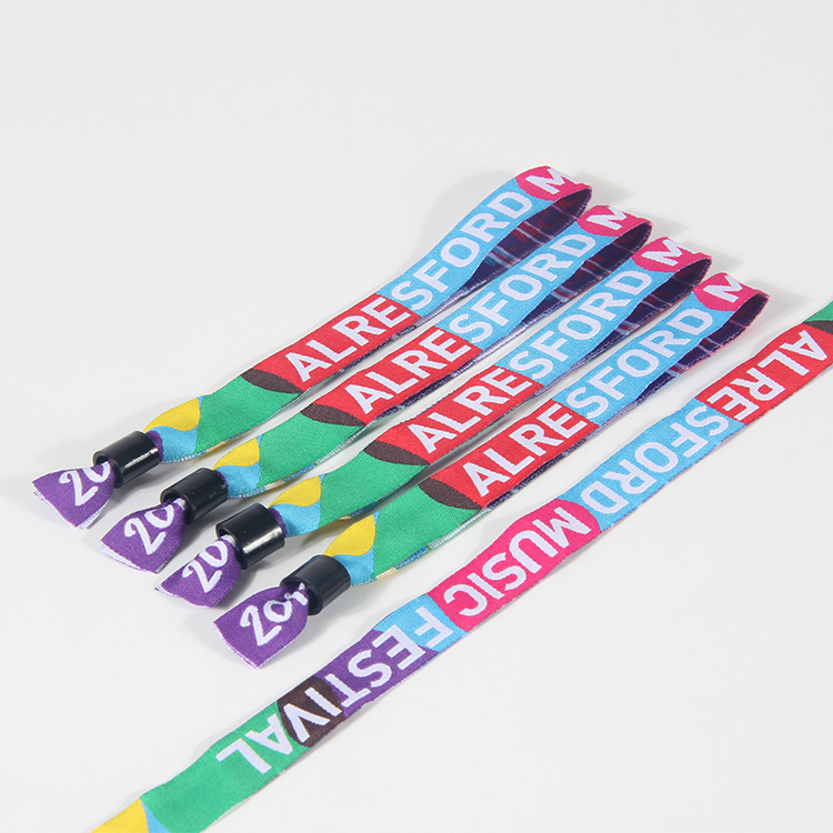 Disposable Wristband Manufacturer Custom Fabric Wrist Strap 1