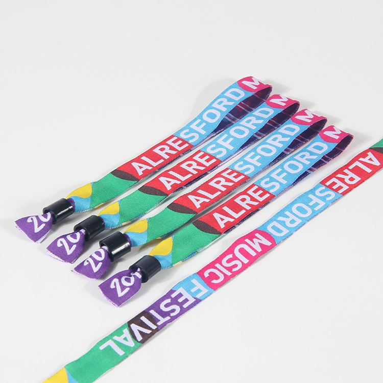 Disposable Wristband Manufacturer Custom Fabric Wrist Strap 1