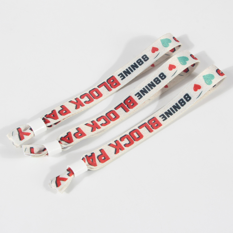Disposable Wristband Manufacturer Custom Fabric Wrist Strap 7