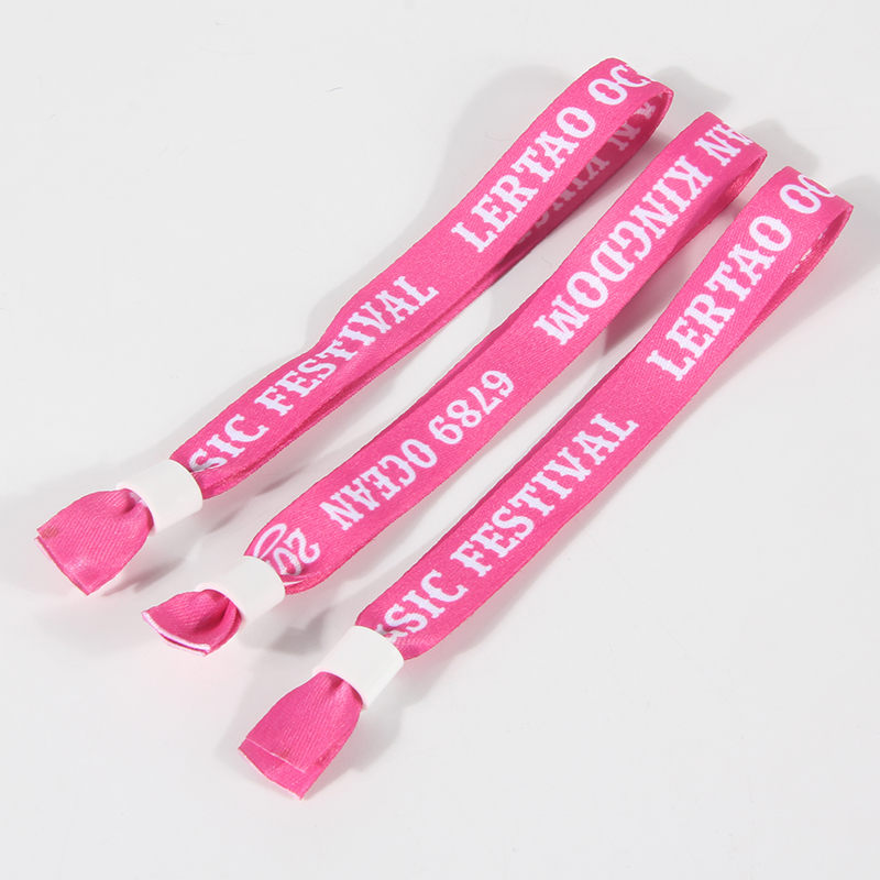 Disposable Wristband Manufacturer Custom Fabric Wrist Strap 5