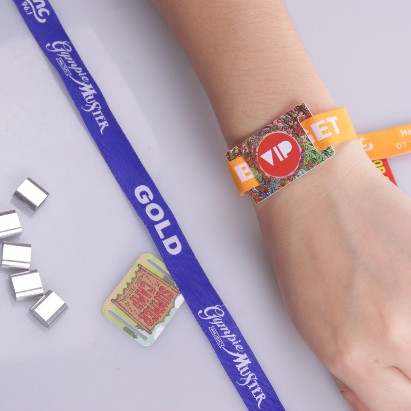 Disposable Wristband Manufacturer Custom Fabric Wrist Strap 2