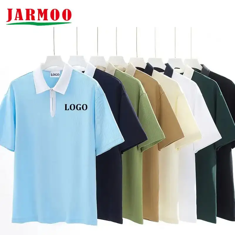 Unisex Polo T-shirt Color Combination Sports Custom Polo Shirts 1
