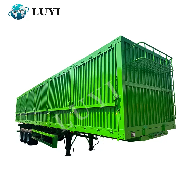 3 axle 100 ton side tipper semi trailer 1