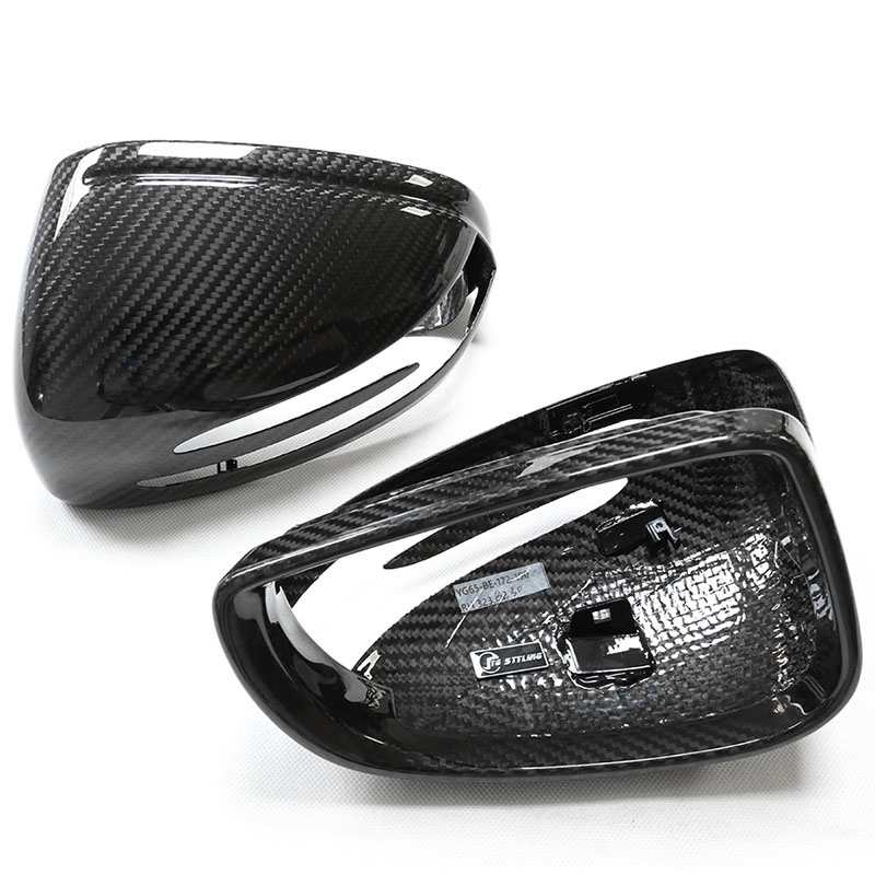 Dry Carbon Fiber Mirror Cover For SLK SLC SL AMG GTS GTR GTC R172 2