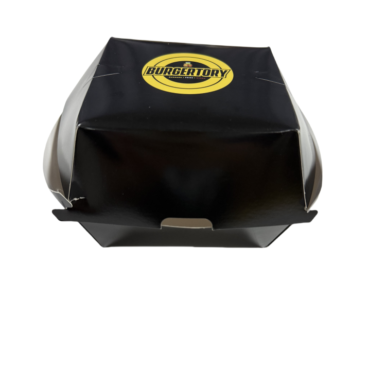 Custom Eco-Friendly Kraft Paper Burger Boxes Recyclable Fast Food Takeaway Packaging 7