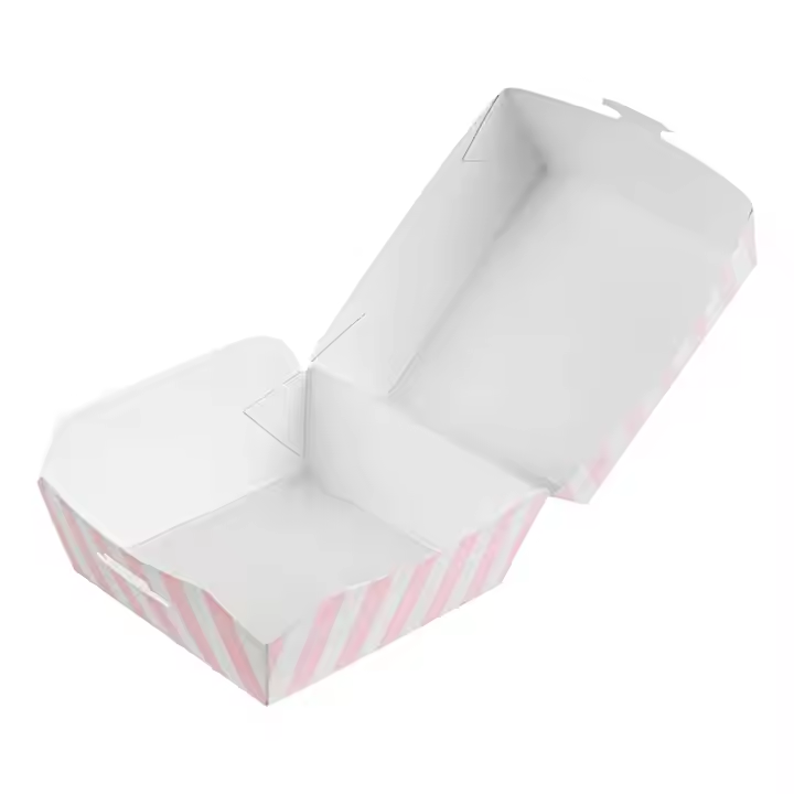 Custom Wholesale Eco - Friendly Disposable Hamburger Box Fast Food Takeaway Packaging 7
