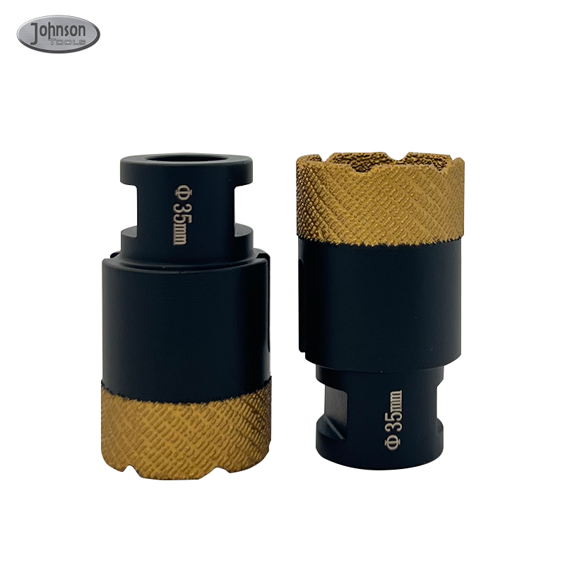 Johnson Tools Diamond Crown Hole Saw Cutter Core Drill Bits 6mm-100mm, Marble Ceramic Tile Porcelain 1