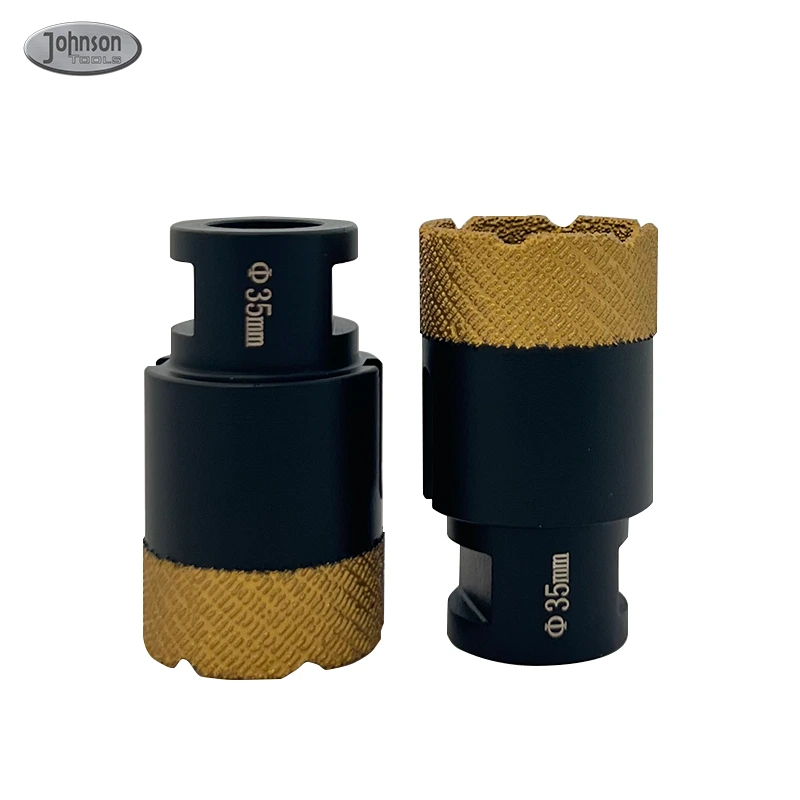 Johnson Tools Diamond Crown Hole Saw Cutter Core Drill Bits 6mm-100mm, Marble Ceramic Tile Porcelain 1