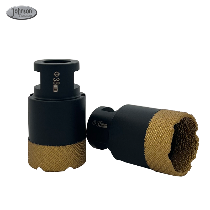 Johnson Tools Diamond Crown Hole Saw Cutter Core Drill Bits 6mm-100mm, Marble Ceramic Tile Porcelain 4