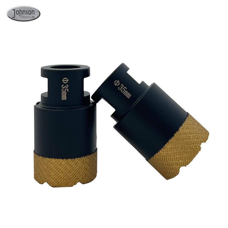 Johnson Tools Diamond Crown Hole Saw Cutter Core Drill Bits 6mm-100mm, Marble Ceramic Tile Porcelain 3