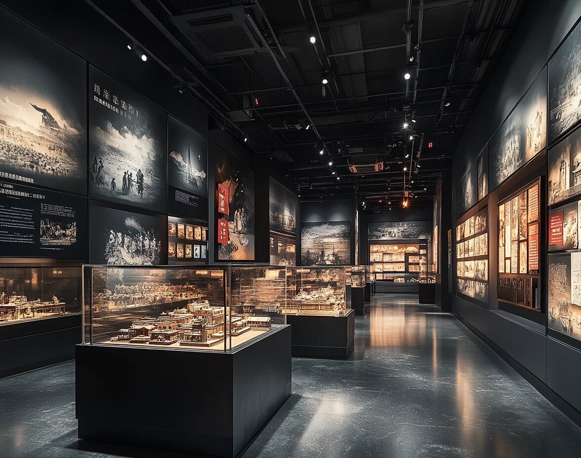 Elegant Museum Showcase Design Museum Casinos de museos personalizados 5