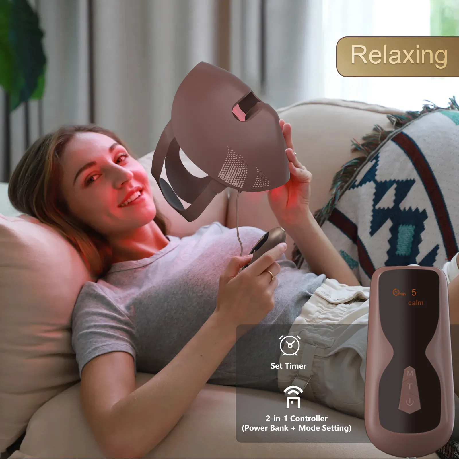 Mask Red Light - - Best Therapy Lights 5