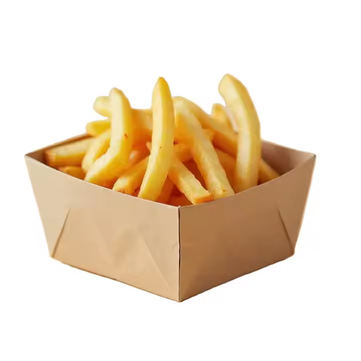 Customized logo Biodegradable Fast Food Takeaway Burger Paper Box Oil Resistant Paper Box 4