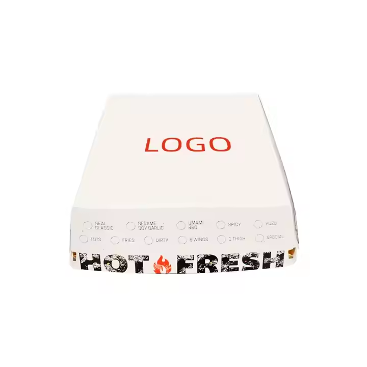 Customized Hamburger Box Printing Disposable Fast Food Grade Kraft Paper Packaging Container with Outer Paper 7
