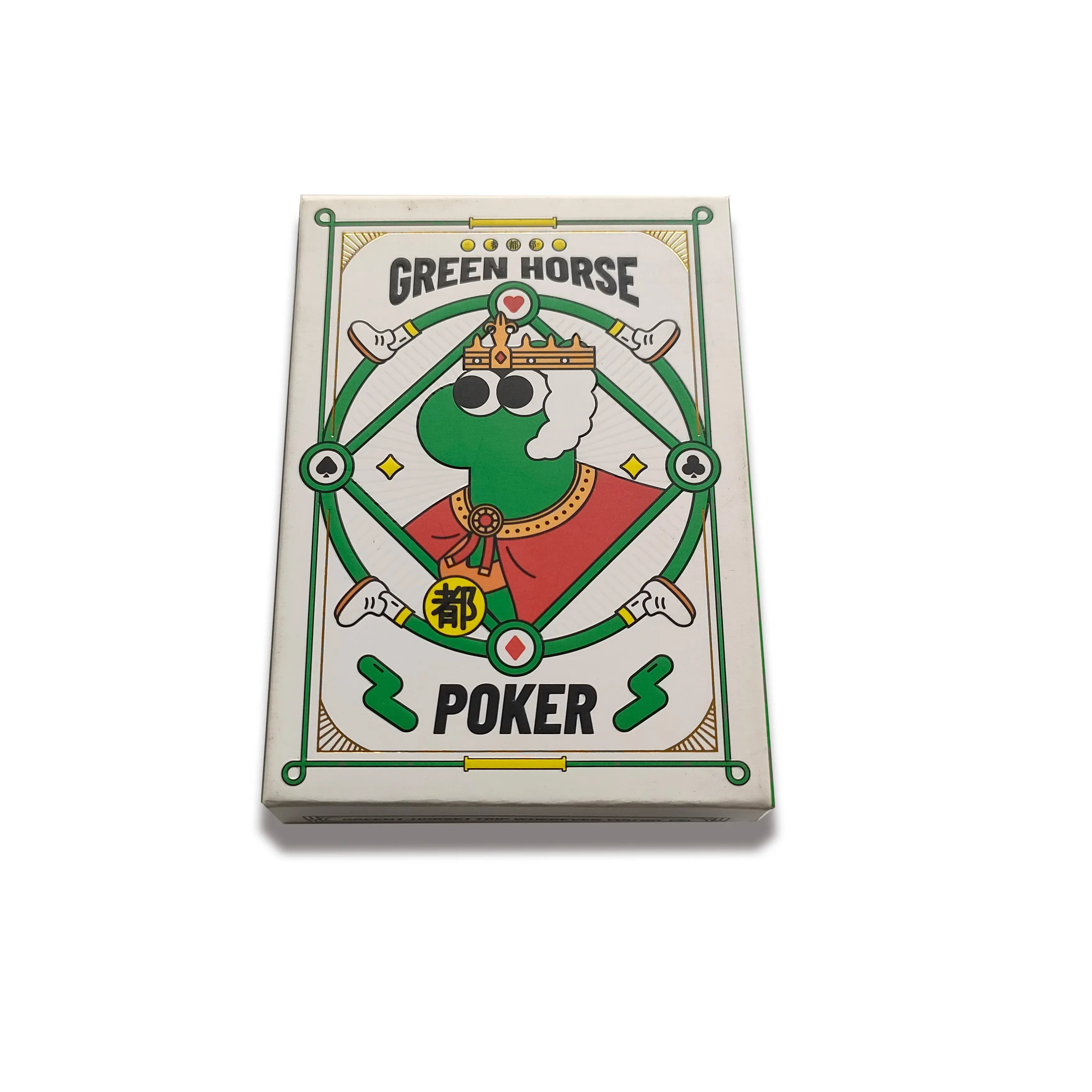 MA ZAI FEI High-quality Playing Cards GREEN HORSE Pattern Smooth Handling 1