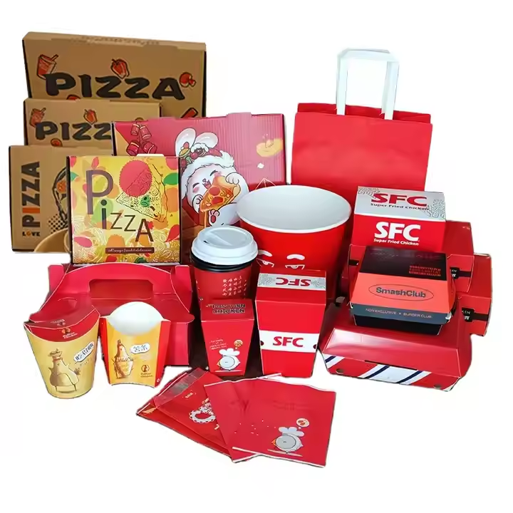 Custom Biodegradable Kraft Takeaway Lunch Burger Box Wholesale Eco-Friendly Packaging 4