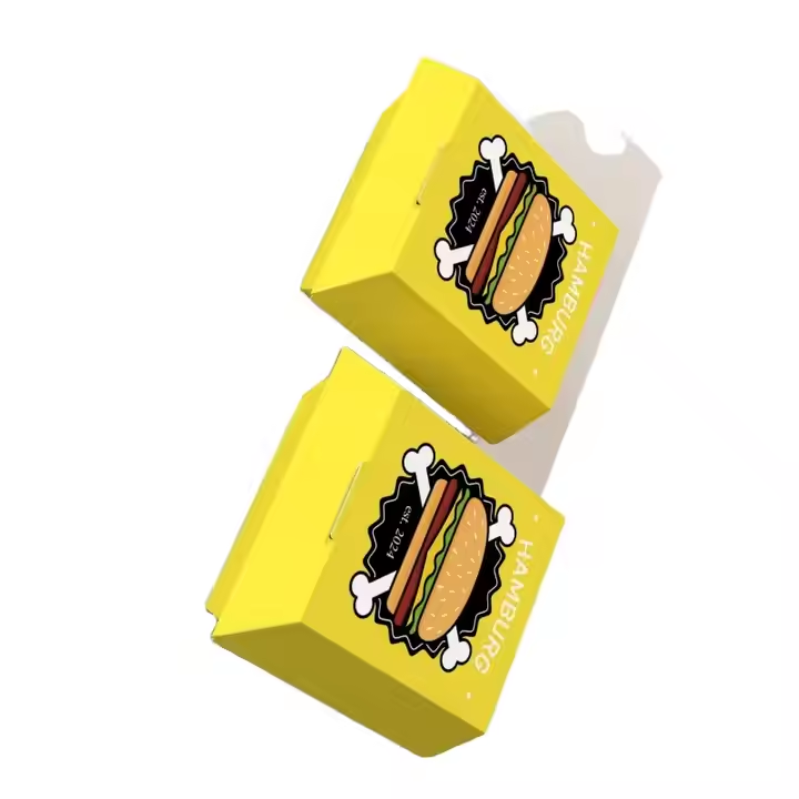 Custom Biodegradable Burger Box – Food-Grade Takeaway Packaging 6