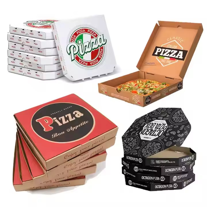 Custom Printed Kraft Burger Box  Chip Holder  Eco-Friendly Fast Food Packaging 3