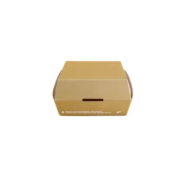 Wholesale Custom Disposable Hamburger Box Fast Food Packaging 6