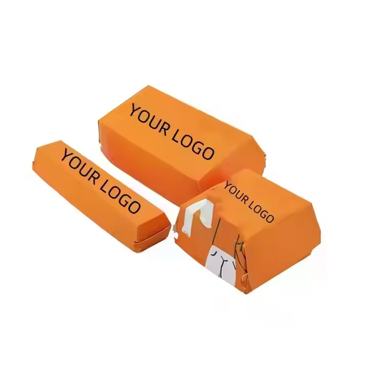 Custom Logo Premium Food Grade Clamshell Burger Box Takeout Container 1