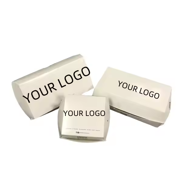 Wholesale Custom Oil-Proof Burger Box  Cardboard Fried Chicken Packaging 7