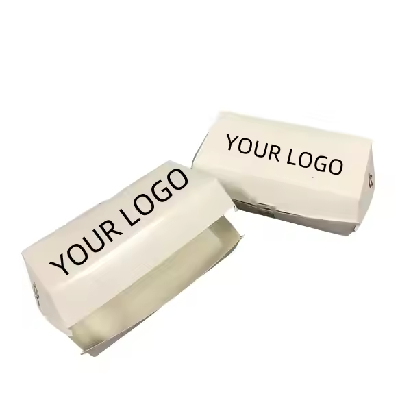 Wholesale Custom Oil-Proof Burger Box  Cardboard Fried Chicken Packaging 5