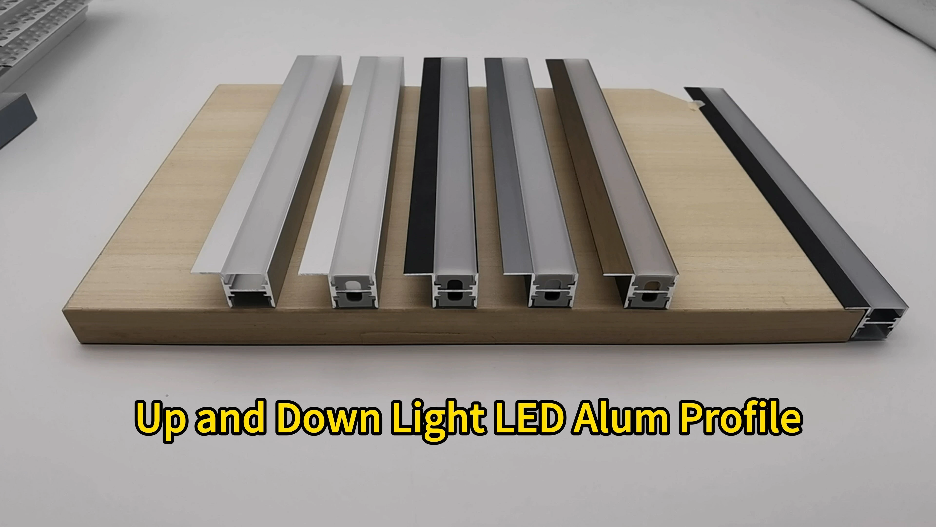 YG-G001A LED Aluminum Profile With PC 3D Water Ripple Diffused Cover And 6063 Aluminum Hidden Embedded For Cabinet Light 1