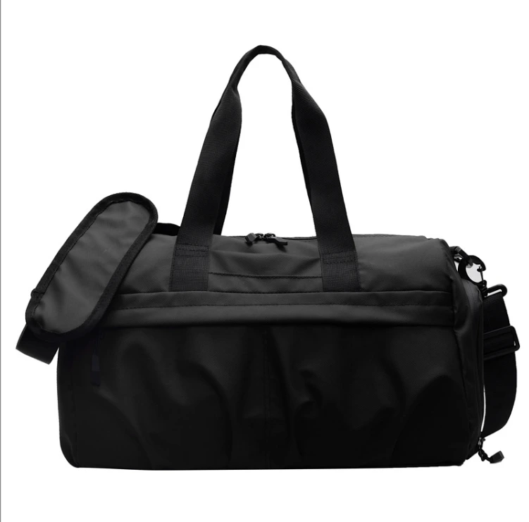 Customizable Large Fitness Nylon Duffle GYM Bag Female Light Weight Durable Waterproof Travel Duffel Bag With Shoes Compartment 1
