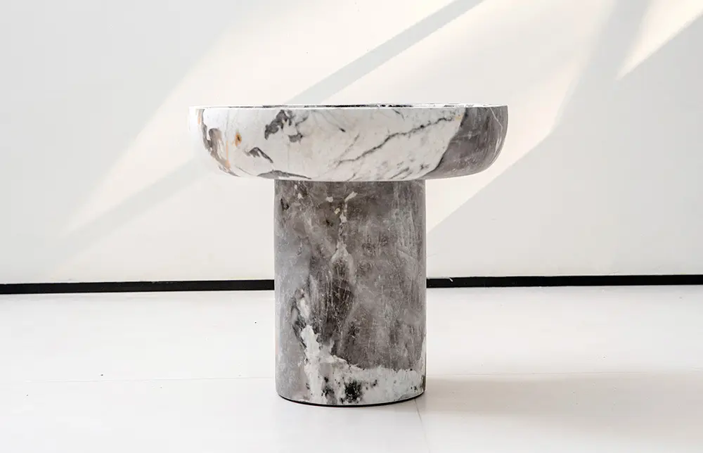 MIGLIO 5792 Side Table Company White/ Black/ Customized Side Table Companywholesaler 3