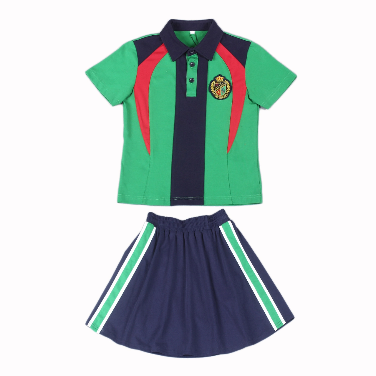 School Uniform Set: Boy and Girl Polo Shirt with Pants 1