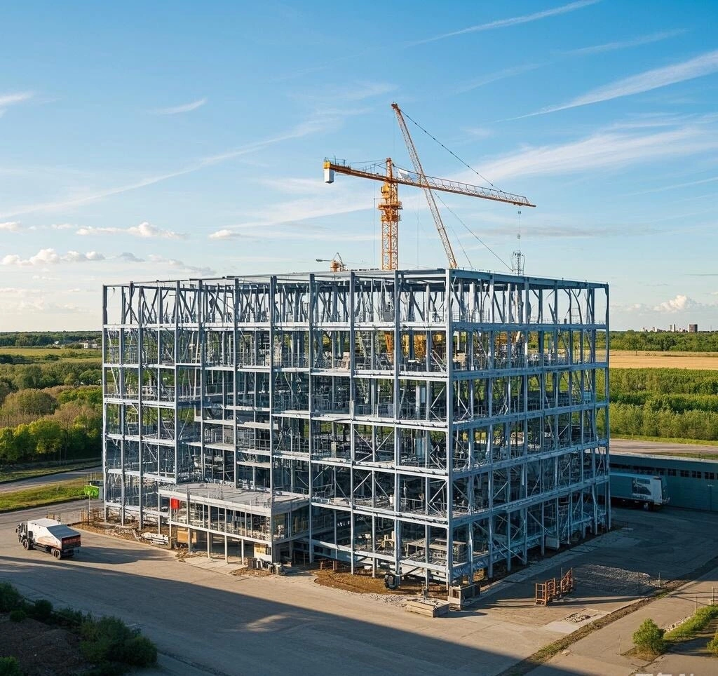 Metal Frame Structure Multi Story Apartment Office Hotel Commercial Structural Steel Building 1