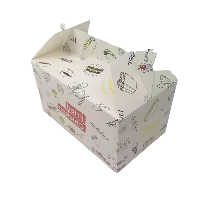 Wholesale Eco-Friendly Custom Logo Fried Chicken Boxes | Foldable Food-Grade Packaging 4