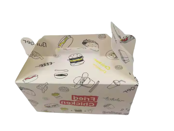 Wholesale Eco-Friendly Custom Logo Fried Chicken Boxes | Foldable Food-Grade Packaging 7