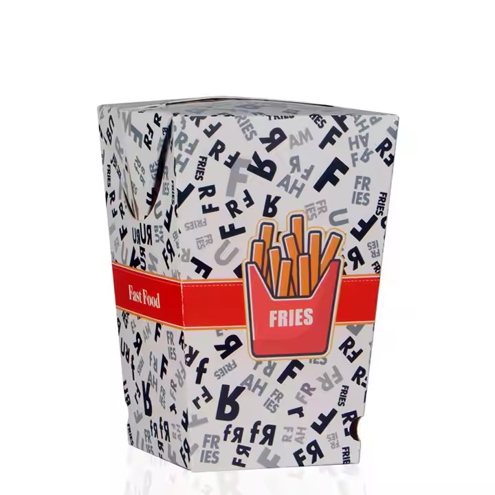 Custom Recyclable Burger Boxes - Eco-Friendly Fast Food Packaging for Fried Chicken  Takeaway 7