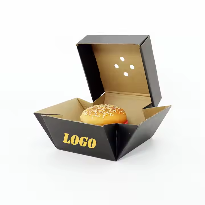 Wholesale Customized Burger Boxes - Low MOQ Eco-Friendly Recyclable Takeaway Containers 2