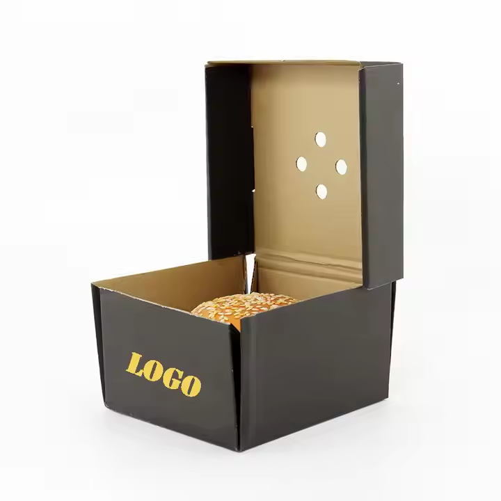 Wholesale Customized Burger Boxes - Low MOQ Eco-Friendly Recyclable Takeaway Containers 5