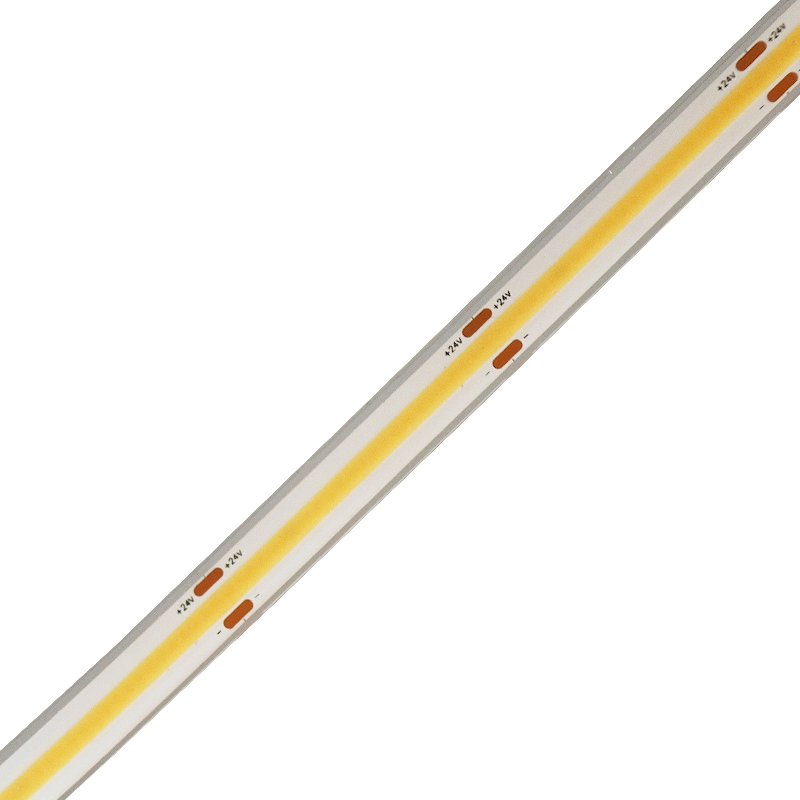 Bande LED COB commerciale étanche IP68 IRC élevé 24 V 480 LED/M 1