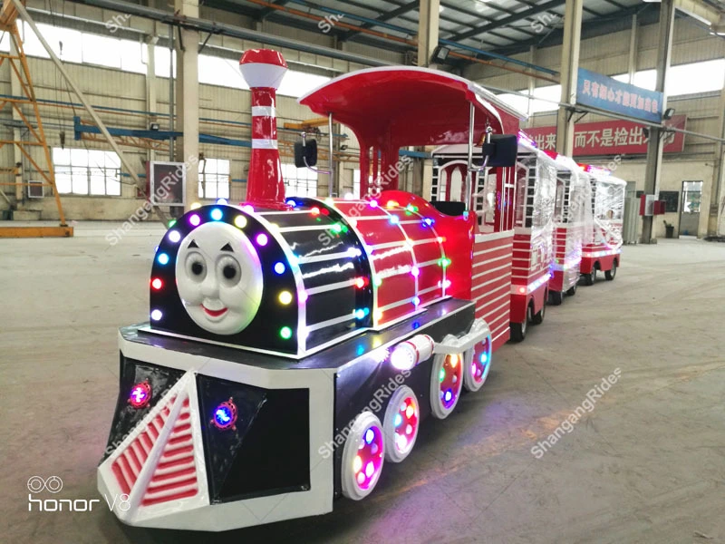Popular Colorful Kids Electric Trackless thomas Train Amusement Park Train Rides for Sale 1