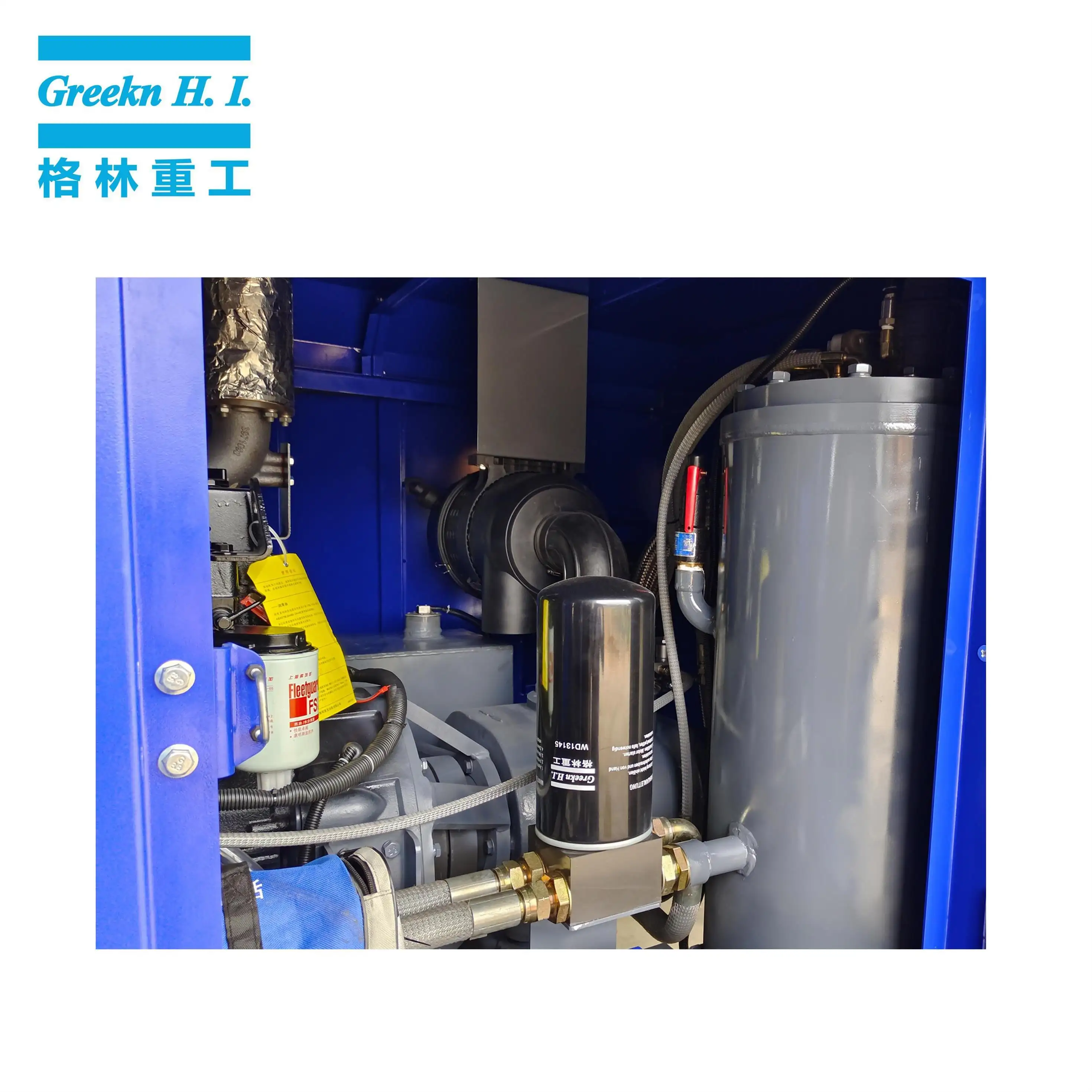 Portable Diesel Air Compressor by Greeknhi Screw Air Compressor 6