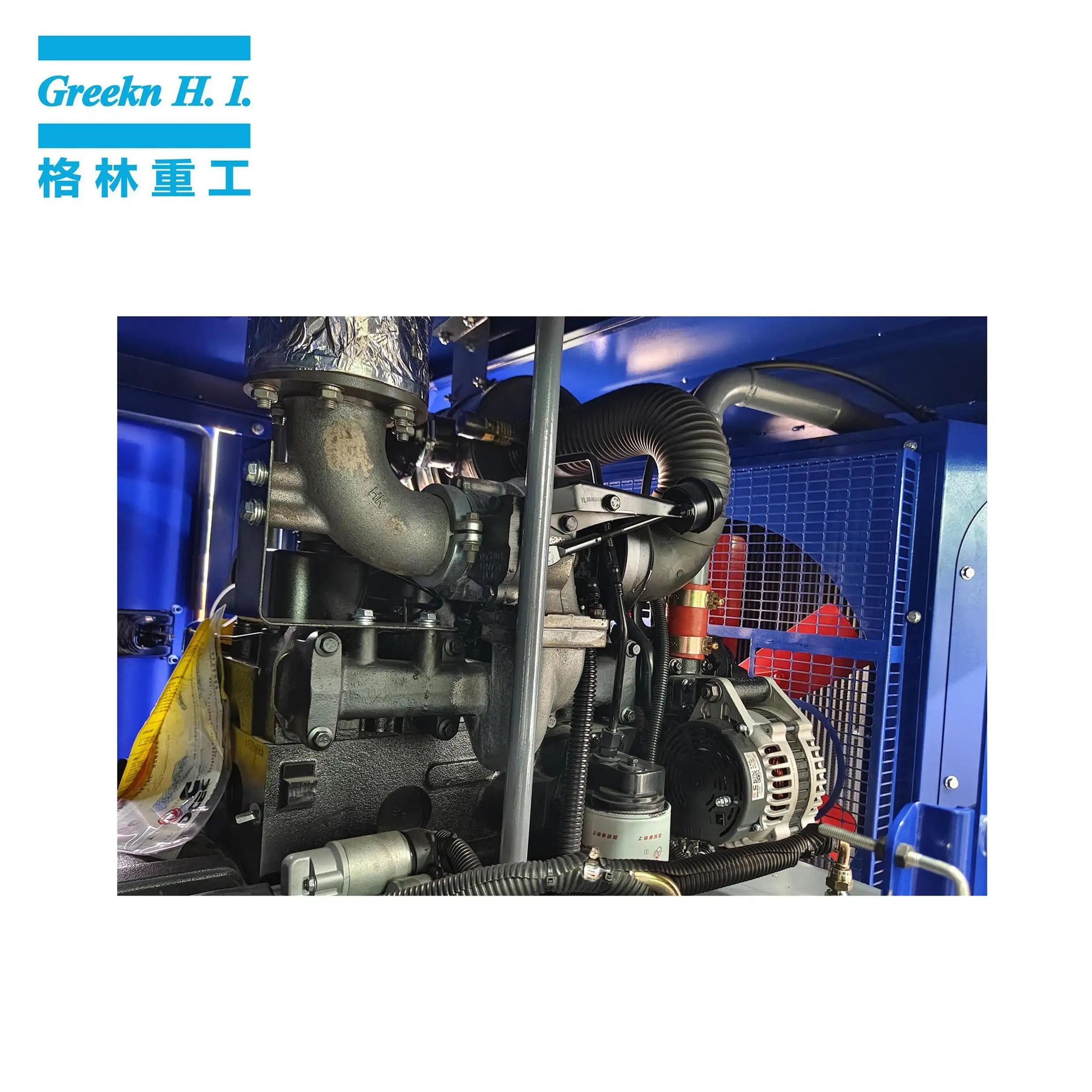 Portable Diesel Air Compressor by Greeknhi Screw Air Compressor 5