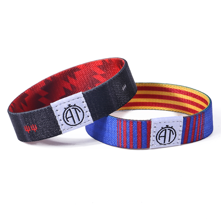 Elastic Wristband Factory Custom Reusable Elastic Fabric Wristband 7