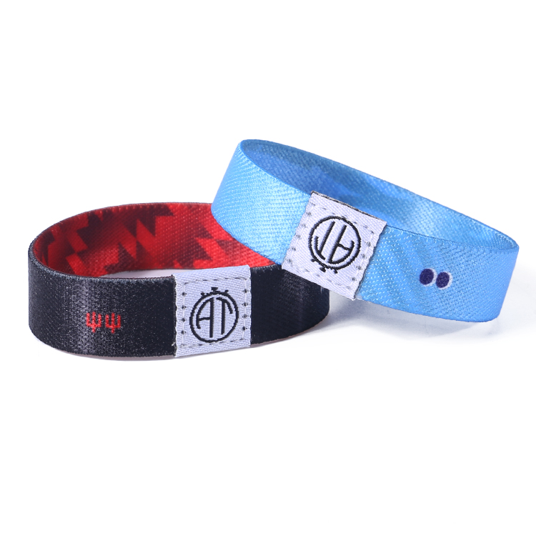 Elastic Wristband Factory Custom Reusable Elastic Fabric Wristband 6