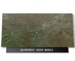AllandCabinet Rainforest Green Marble Slab Countertops Tile For Kitchen Island Cabinet Waterfall 1