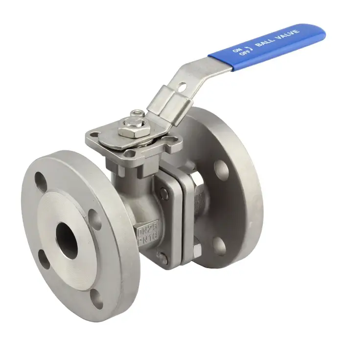 Stainless Steel 304 316 CF8 CF8M 2PC 150 LB PN16 Flange Ball Valve 1