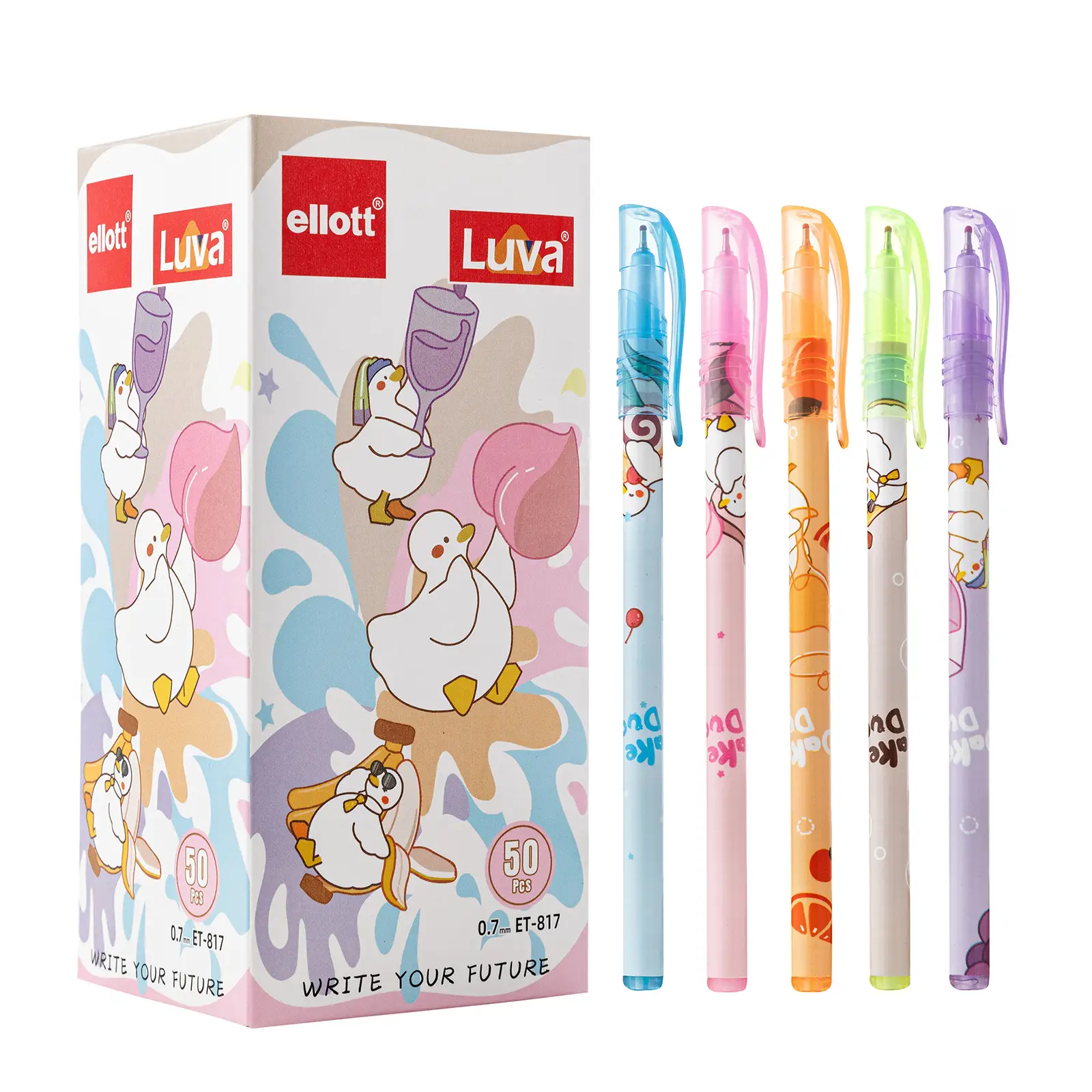 Шариковая ручка LUVA ELLOTT-817 0,7 мм 50 шт. (СИНЯЯ) 1