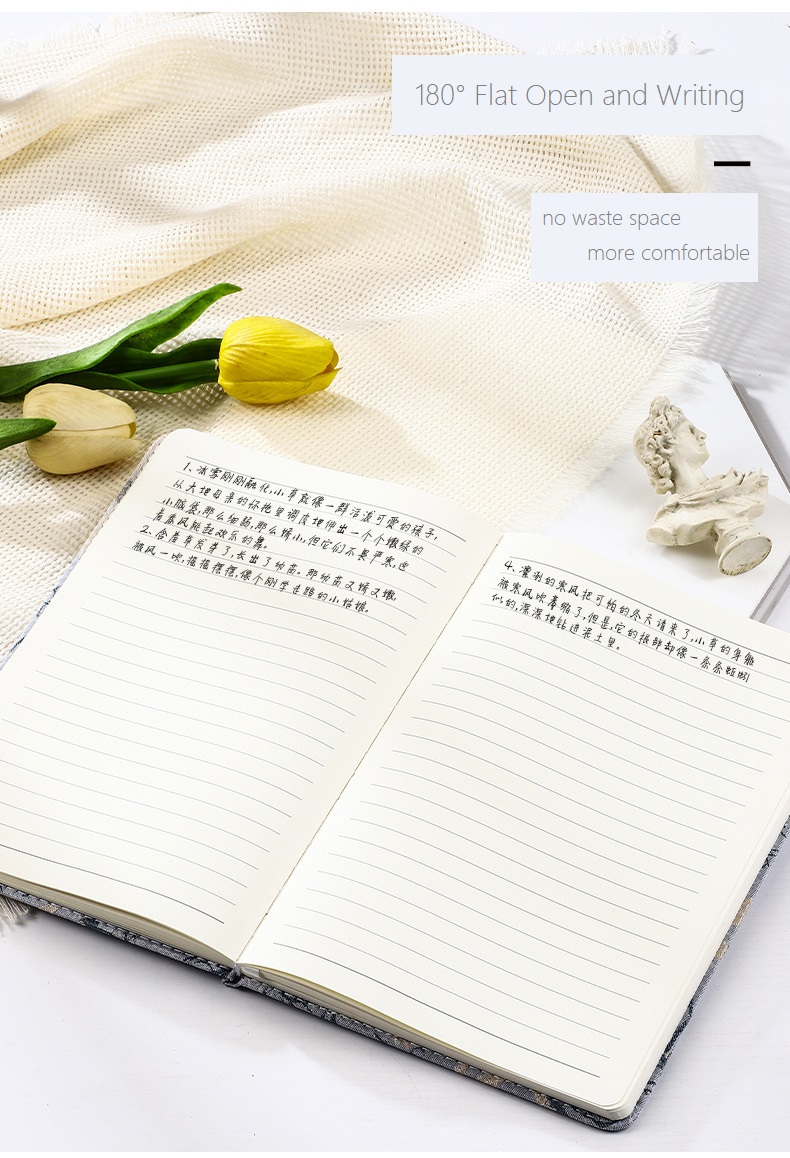 Cloth-Bound Notebook for Creative Souls <000000> Dreamy Thoughts 10